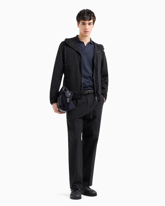 25SS 엠포리오 아르마니 스트레이트 팬츠 6D1PH9 1NSCZ 0999 Nero - EMPORIO ARMANI