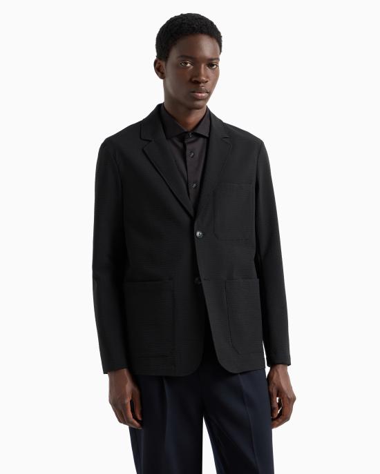 25SS 엠포리오 아르마니 수트 자켓 6D1GA2 1NSCZ 0999 Black - EMPORIO ARMANI