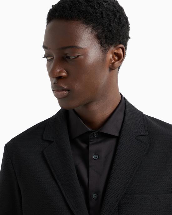 25SS 엠포리오 아르마니 수트 자켓 6D1GA2 1NSCZ 0999 Black - EMPORIO ARMANI