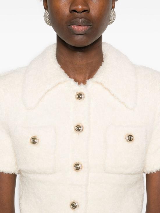  셀프 포트레이트 블라우스 RS25036T beige - SELF PORTRAIT