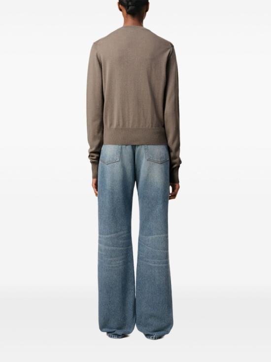  아미 가디건 E25FKC221KN0025 brown - AMI