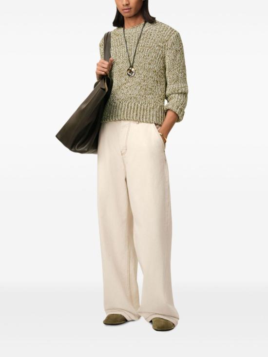  아미 스웨터 E25UKS069KN0069 green - AMI