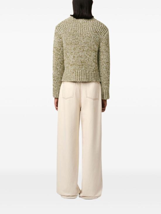  아미 스웨터 E25UKS069KN0069 green - AMI