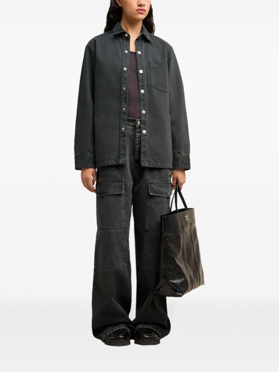  아미 셔츠 UJK261CO0037 black - AMI