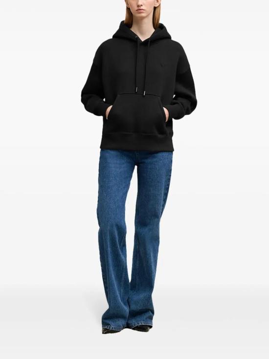  아미 후드 티셔츠 E25USW227749 black - AMI