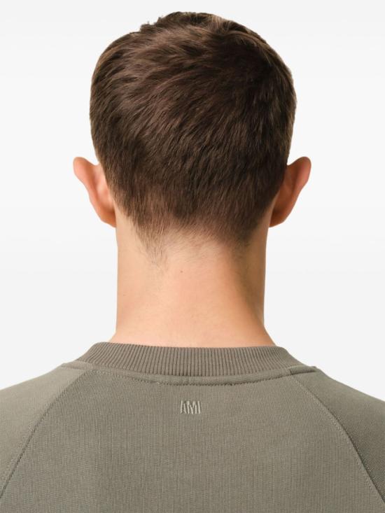  아미 긴팔 티셔츠 E25USW074747 green - AMI