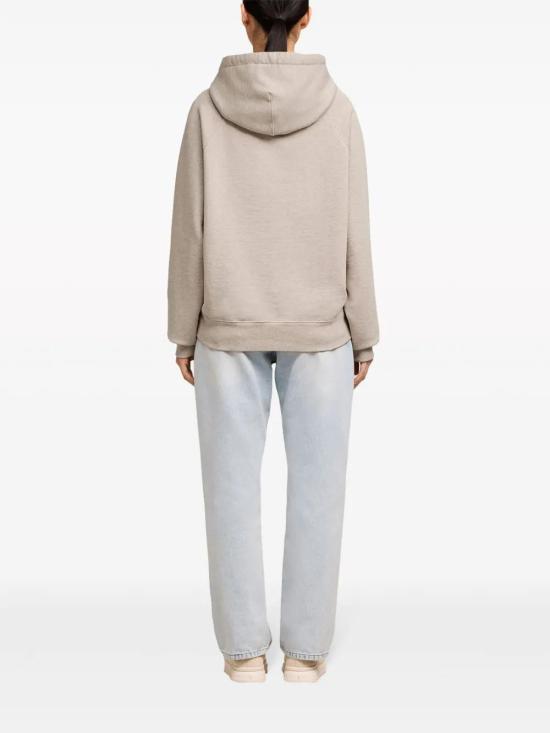 아미 후드 티셔츠 E24USW205747 beige - AMI