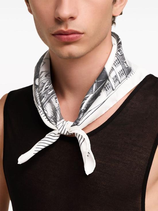  아미 머플러/스카프 E25USF103AW0044 black - AMI