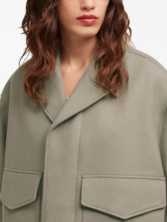  아미 자켓 H23FJK225WV0018 beige - AMI