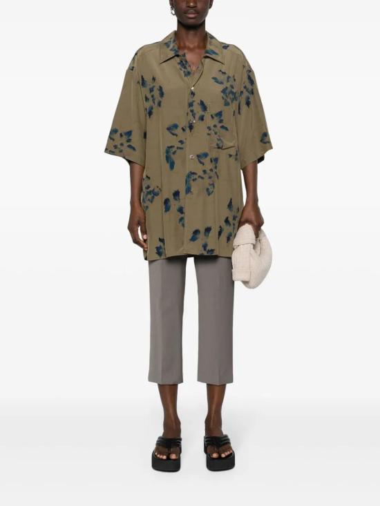  르메르 셔츠 SH1101LF1262 olive green - LEMAIRE