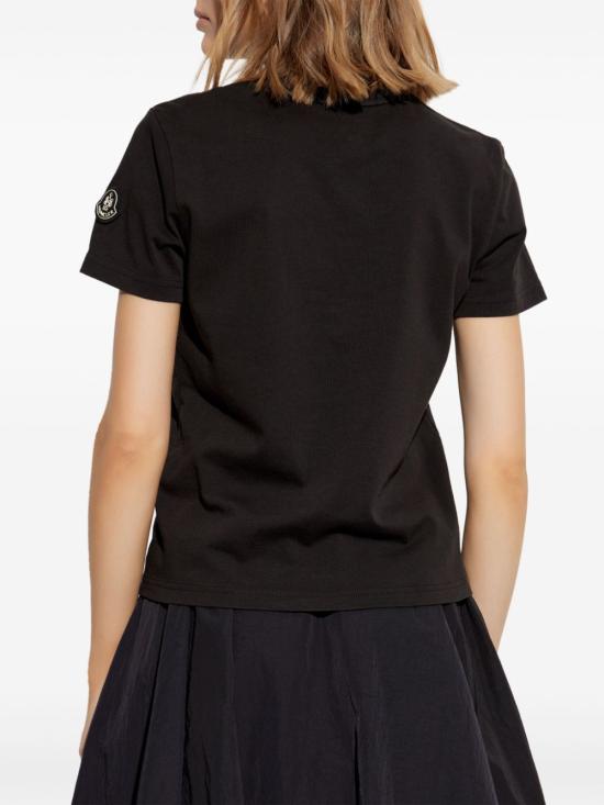  몽클레어 반팔 티셔츠 K10938C0001589AUG black - MONCLER