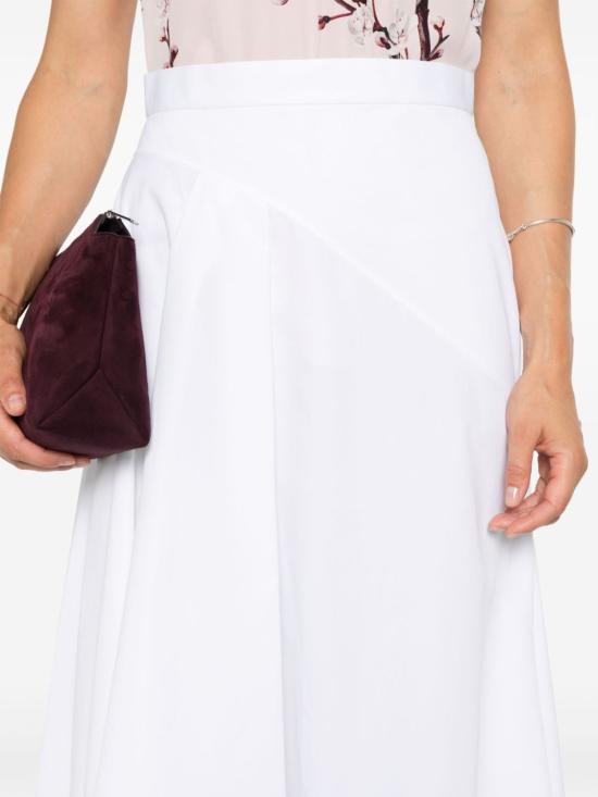  알렉산더 맥퀸 미디 스커트 797723QAABC white - ALEXANDER MCQUEEN