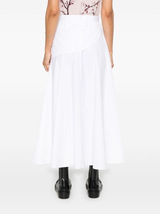  알렉산더 맥퀸 미디 스커트 797723QAABC white - ALEXANDER MCQUEEN
