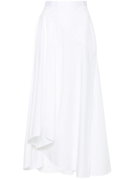  알렉산더 맥퀸 미디 스커트 797723QAABC white