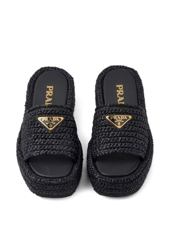  프라다 뮬/슬리퍼 1XZ761F03570N black - PRADA