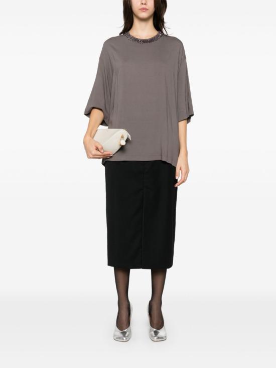  파비아나 필리피 블라우스 TPD214F270I9330000 grey - FABIANA FILIPPI