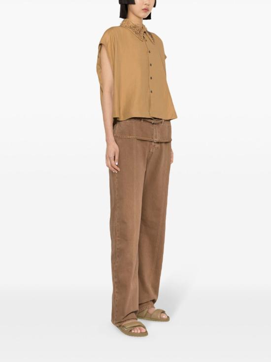  파비아나 필리피 셔츠 CAD274F241D5440000 cognac - FABIANA FILIPPI