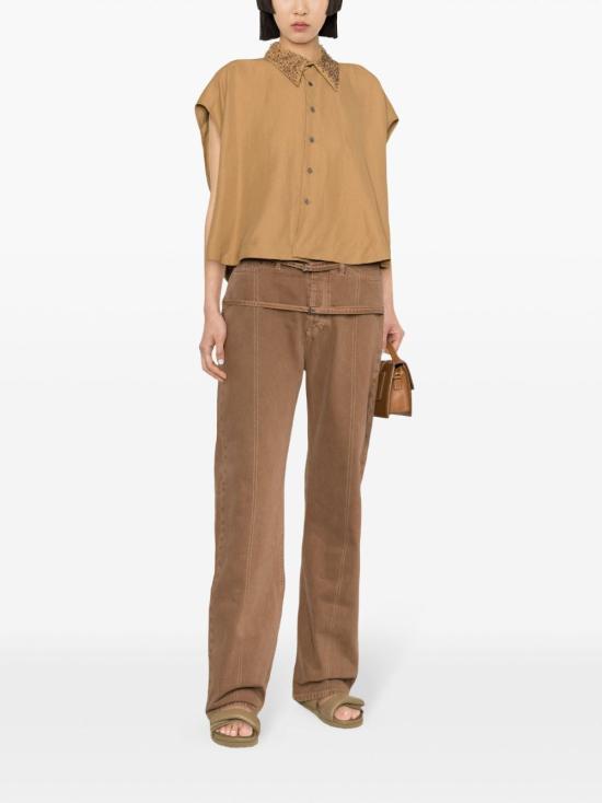  파비아나 필리피 셔츠 CAD274F241D5440000 cognac - FABIANA FILIPPI