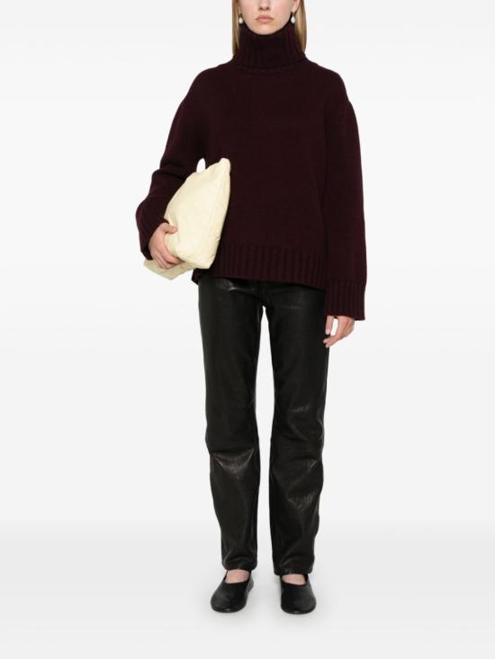  파비아나 필리피 터틀넥 MAD214F111N1280000 bordeaux - FABIANA FILIPPI