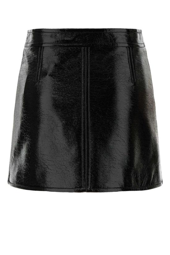 25FW 쿠레쥬 숏 스커트 PERCJU001VY0014 9999 Black - COURREGES