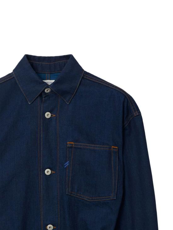  버버리 미디 원피스 8082308 indigo - BURBERRY