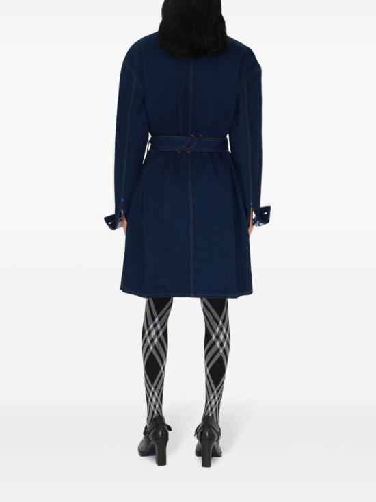  버버리 미디 원피스 8082308 indigo - BURBERRY