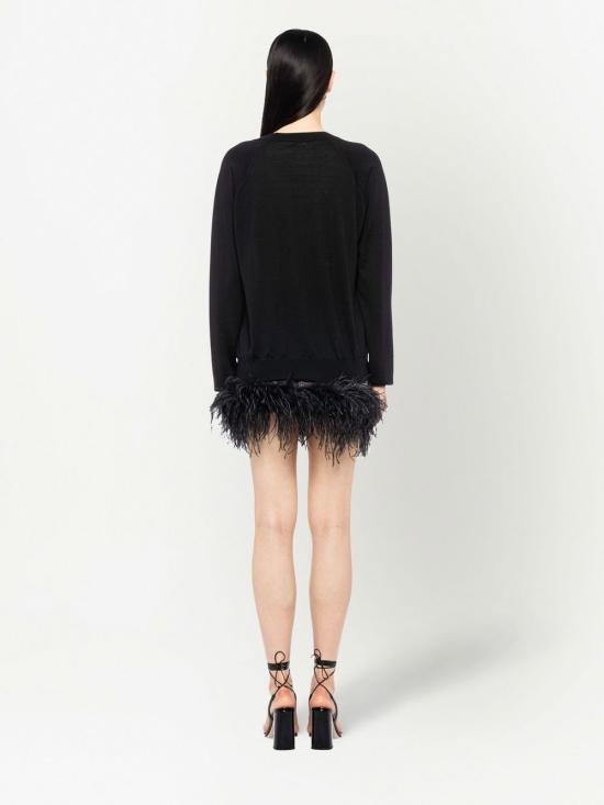  미우미우 가디건 MMF706S23112PZ black - MIU MIU