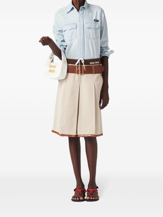  미우미우 숄더백 5BC125VOOO2DO1 white - MIU MIU