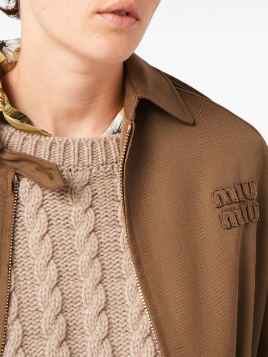  미우미우 스웨터 MML871SOOO14AP beige - MIU MIU