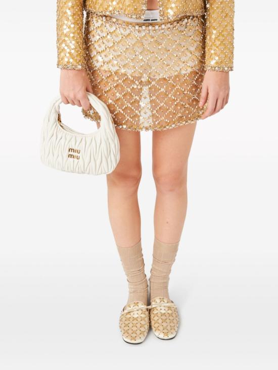  미우미우 숏 스커트 MG2125SOOO1370 - MIU MIU