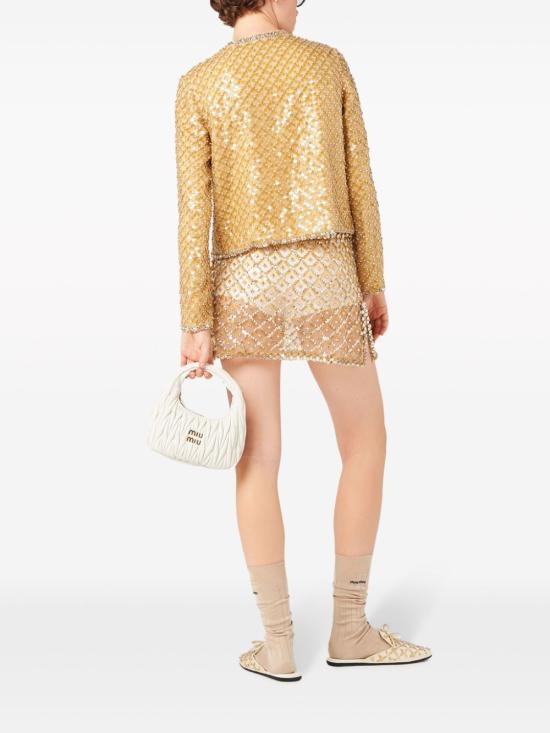  미우미우 숏 스커트 MG2125SOOO1370 - MIU MIU