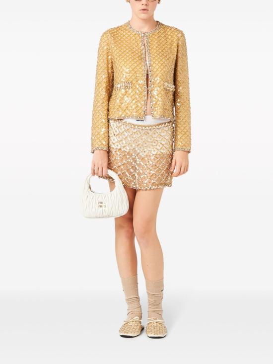  미우미우 숏 스커트 MG2125SOOO1370 - MIU MIU