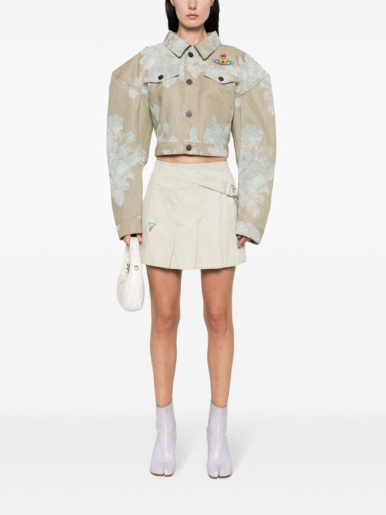  비비안웨스트우드 데님 자켓 19010016W00RN beige - VIVIENNE WESTWOOD