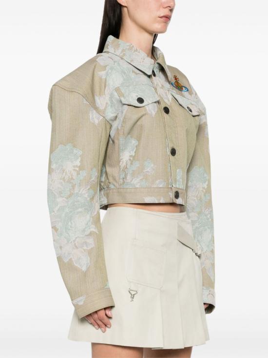  비비안웨스트우드 데님 자켓 19010016W00RN beige - VIVIENNE WESTWOOD