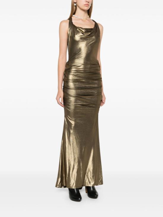  비비안웨스트우드 롱 원피스 1102001AJ007P gold - VIVIENNE WESTWOOD