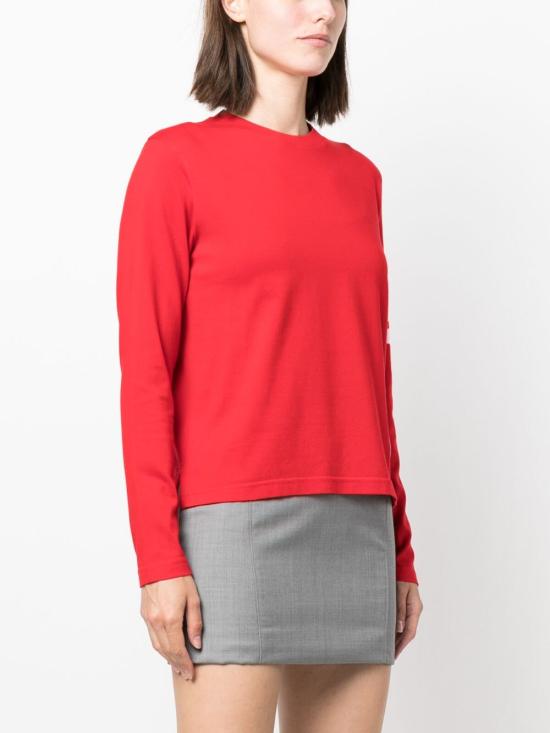  톰브라운 긴팔 티셔츠 FJS103B07862 red - THOM BROWNE