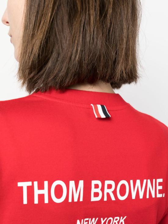  톰브라운 긴팔 티셔츠 FJS103B07862 red - THOM BROWNE