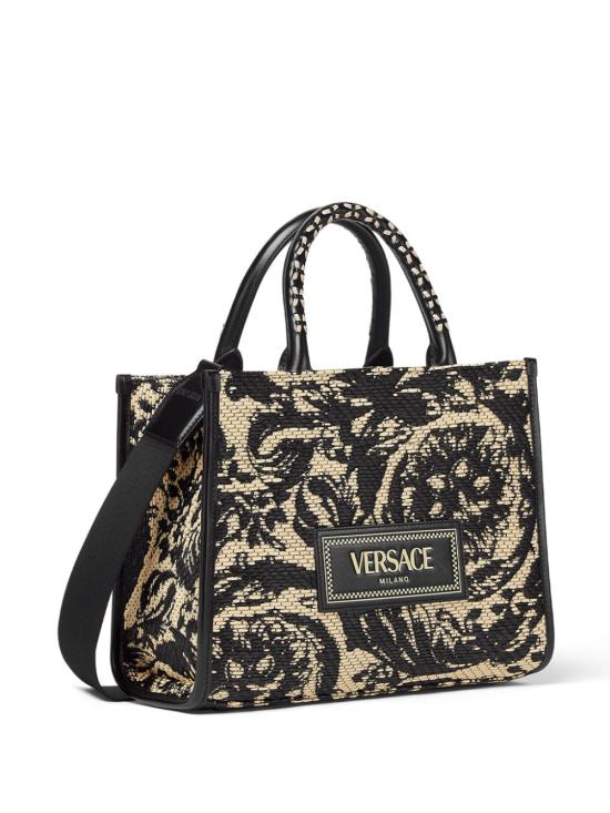  베르사체 토트백 10115641A11311 black sand - VERSACE