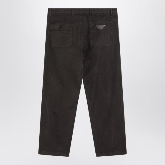 25SS 프라다 스트레이트 팬츠 SPH448OOO16A7 Brown - PRADA