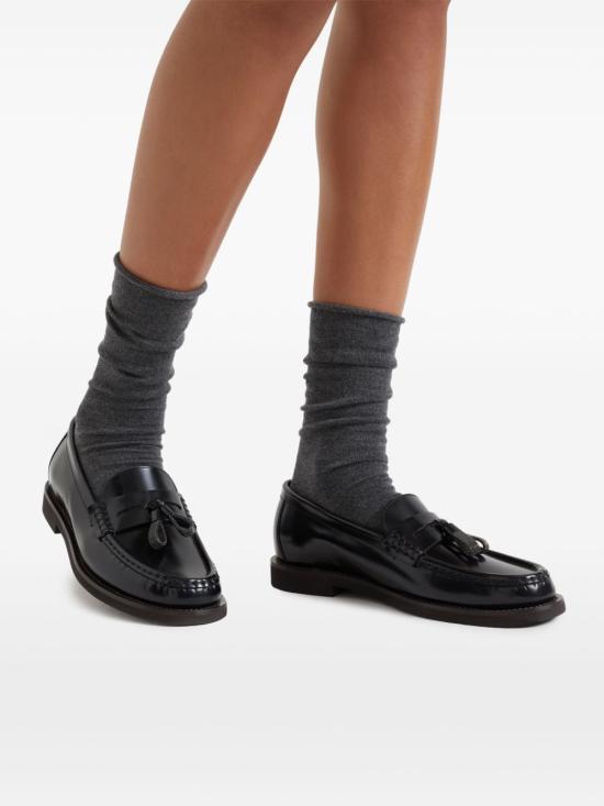  브루넬로 쿠치넬리 로퍼 MZVNG2739C101 black - BRUNELLO CUCINELLI