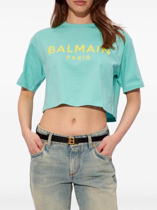  발망 반팔 티셔츠 BF1EE020BB02 - BALMAIN