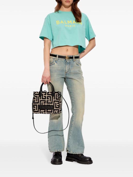  발망 반팔 티셔츠 BF1EE020BB02 - BALMAIN