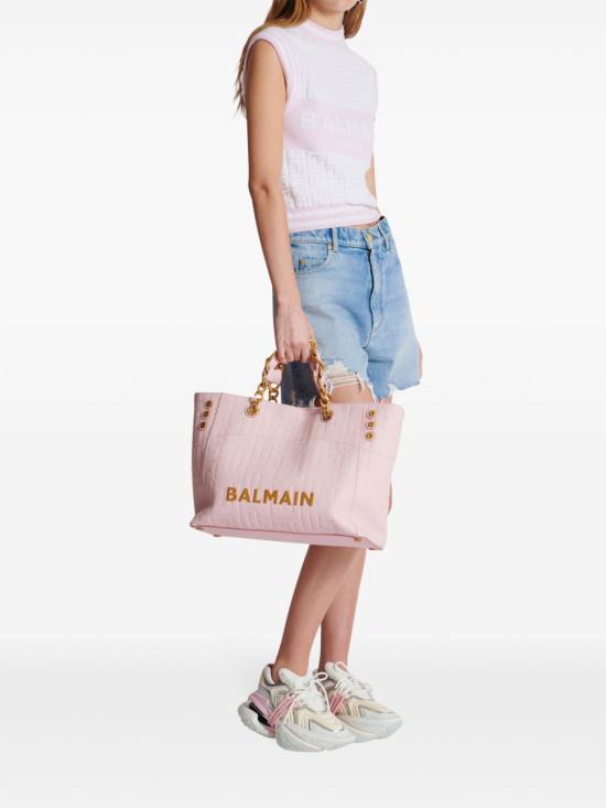  발망 토트백 DN1FF827LPGE pink - BALMAIN