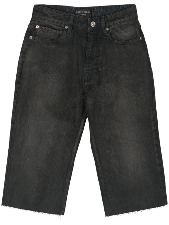  발렌시아가 데님 숏팬츠 753212TOW53 black