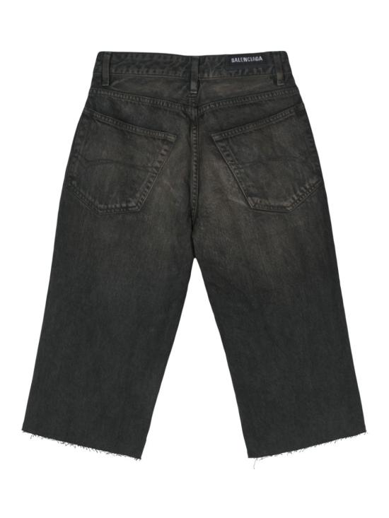  발렌시아가 데님 숏팬츠 753212TOW53 black - BALENCIAGA