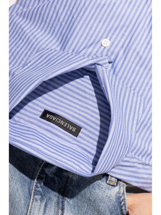  발렌시아가 민소매 티셔츠 809071TRM26 blue - BALENCIAGA