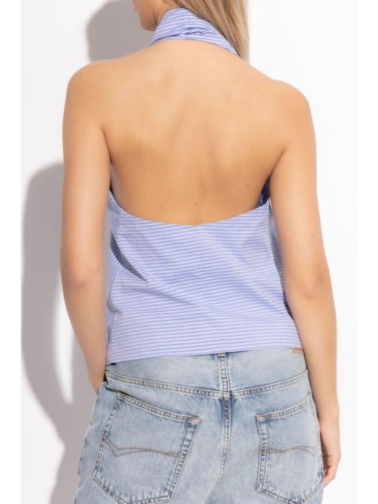  발렌시아가 민소매 티셔츠 809071TRM26 blue - BALENCIAGA