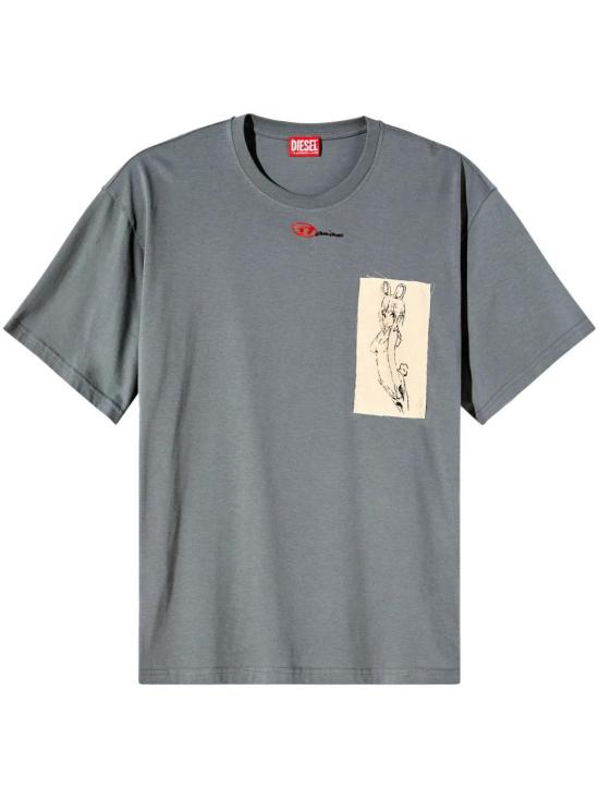  디젤 반팔 티셔츠 A178000SPEA grey