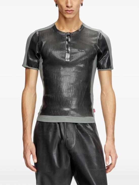  디젤 반팔 티셔츠 A178230SPEY black - DIESEL