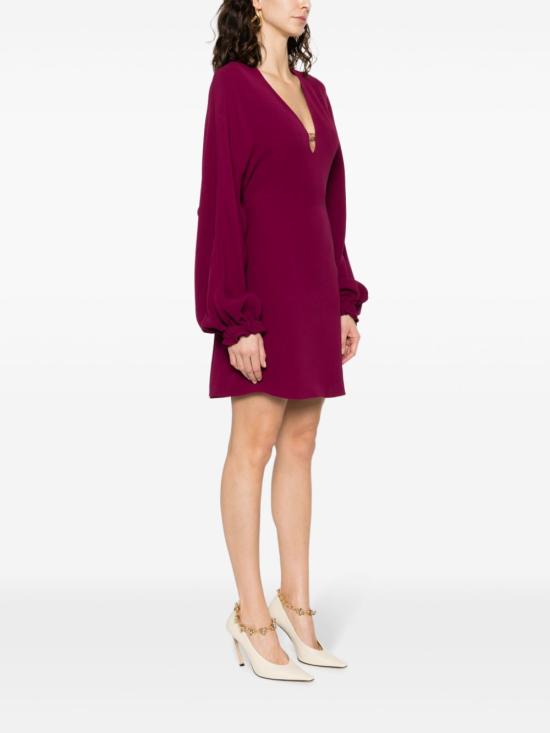  펜디 숏 원피스 FDC945AWZI burgundy - FENDI